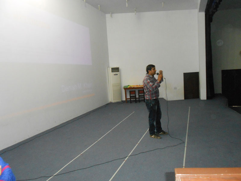 Workshop on "Importance of Multimedia" by Danish M Khan