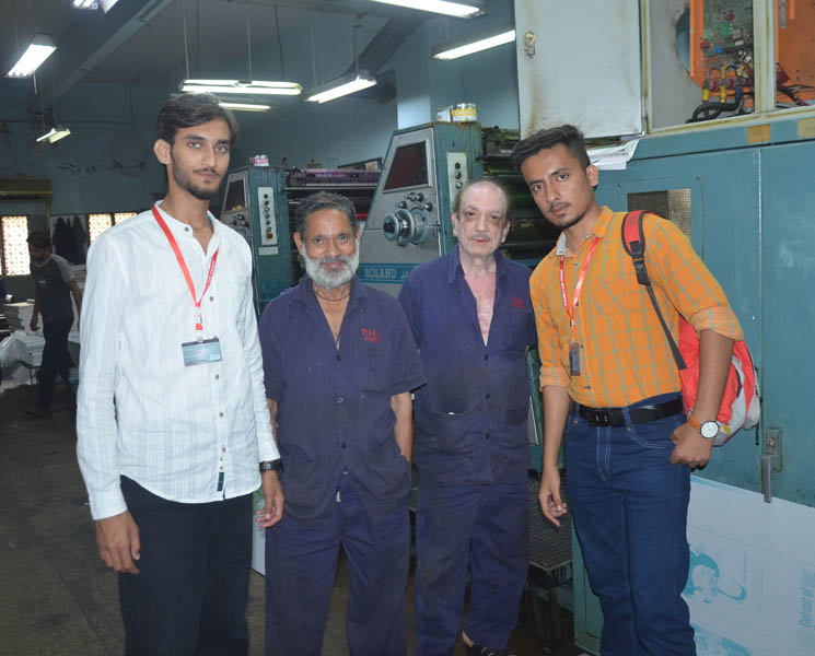 Industrial Visit at Dawn Press